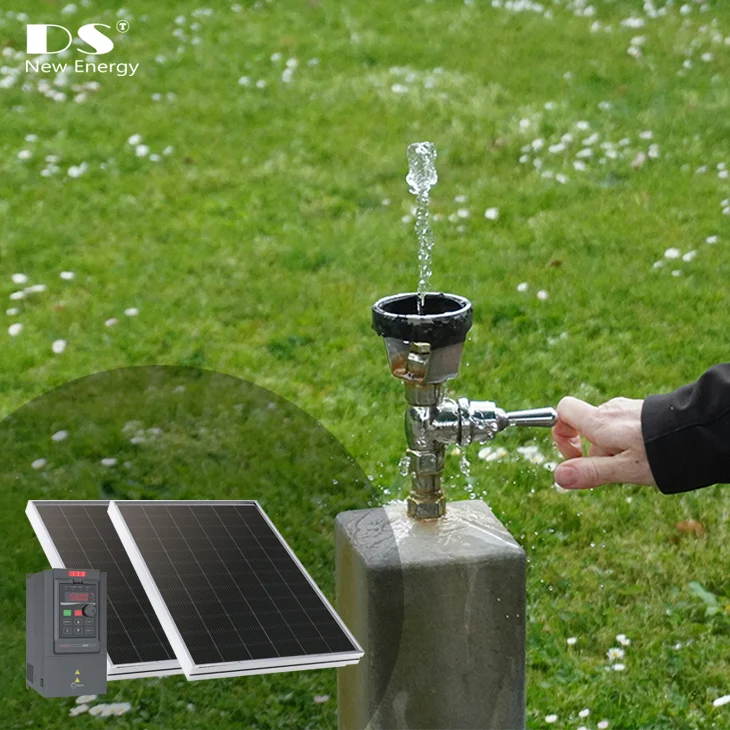 113.7kW Panel solar con un sistema de bomba de agua de CA de 55kW con alto - Inversor de eficiencia