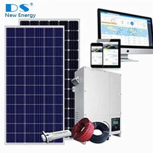 Sistema de energía solar híbrido / de almacenamiento