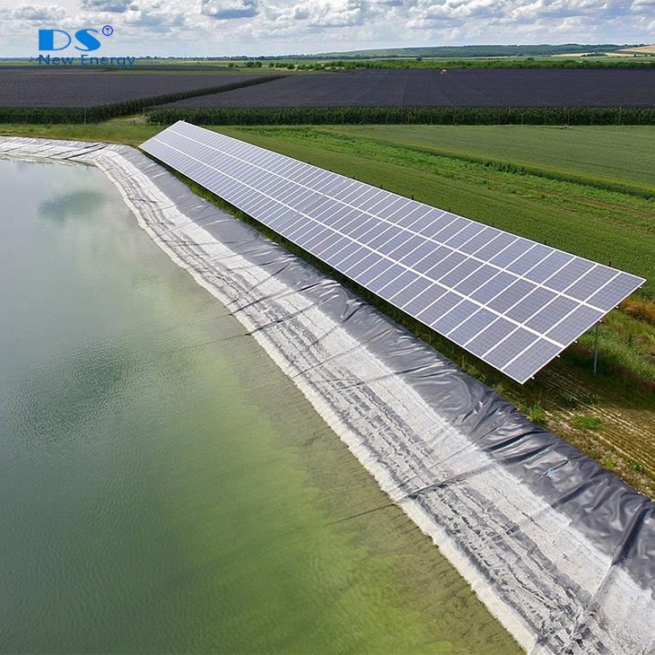 Sistema de riego de agricultura solar de 43.2KW impulsado por una bomba de agua de CA de 27.5KW