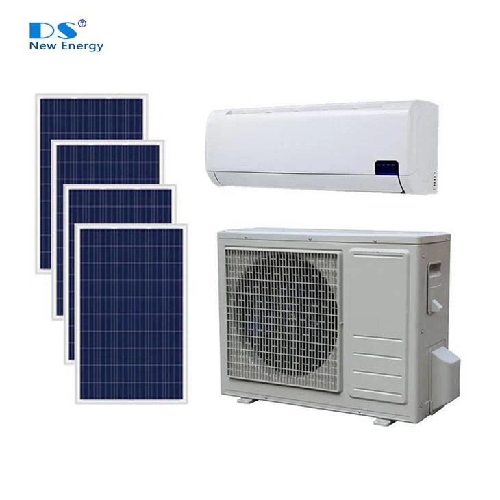 Aire acondicionado solar híbrido AC DC 18000btu